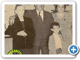 Capit�o Bardu�no com sua m�e D. Constan�a e sua esposa D. Assunta