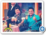 C�zar e Paulinho no Programa do Ratinho