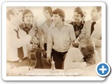 Craveiro e Cravinho, C�zar e Paulinho ao lado do Presidente Jo�o Batista Figueiredo - 01
