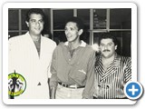 Felipe e Falc�o com Alcides Alves