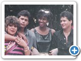 Irm�s Barbosa com F�tima Le�o, Leandro e Leonardo