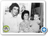 Antonio Jacob e sua esposa Marina Terezan com seu filho ca�ula Jos� Antonio Jacob, no ano de 1971