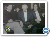 Gustavo, Oscar Safuan, Luis Bordon e seu filho no Festival Rochas