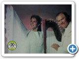 Luis Bordon e Esther Villasanti bailando em Pajaro Campa�a