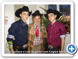 Luis Gustavo e Luis Augusto com Barnab�