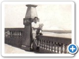 M�rio Zan no local onde comp�s Chalana em 1943