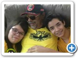 Jos� Rico com os Filhos Sara e S�mi