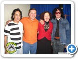 Moacyr e Sandra com L�o Canhoto e Robertinho - 2006
