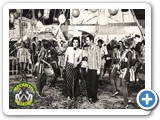 Mu�bo C�sar Cury em apari��o na TV Bandeirantes ao lado de Marli Marley