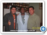 Jo�ozinho, Maestro Adeildo Lopes e Muniz Teixeira no RC Studio