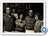Nelson Gomes, Maria Jos�, Moraes Sarmento e Maria de Lourdes - 14-01-1984