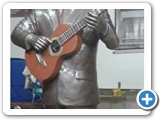 Est�tua de Teddy Vieira em Itapetininga