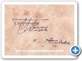 Aut�grafo de Teixeirinha e Mary Terezinha